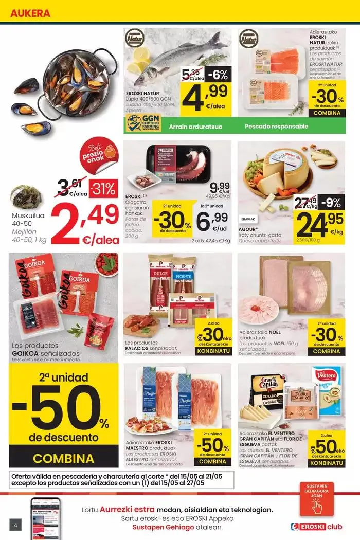 Catálogo de AUKERA OFERTA EROSKI CITY 15 de mayo al 27 de mayo 2025 - Página 4