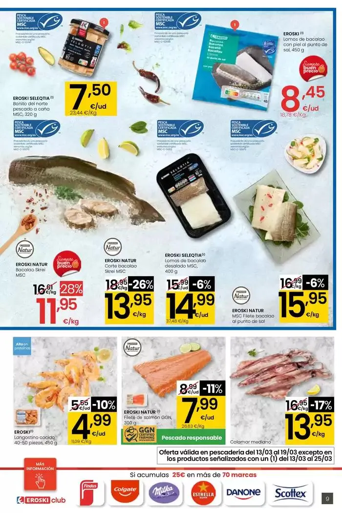 Catálogo de Precio más bajo HIPERMERCADOS EROSKI 13 de marzo al 26 de marzo 2025 - Página 9