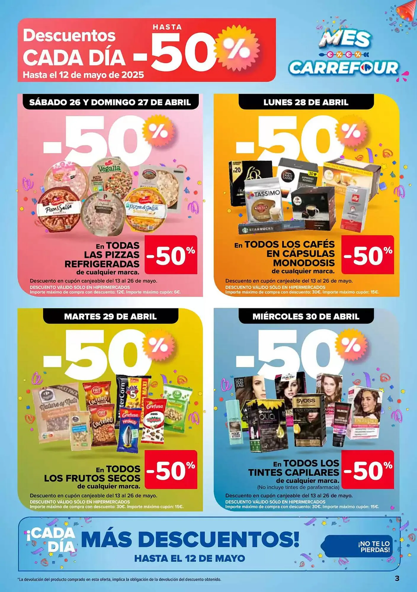 Catálogo de Folleto Carrefour 22 de abril al 12 de mayo 2025 - Página 3