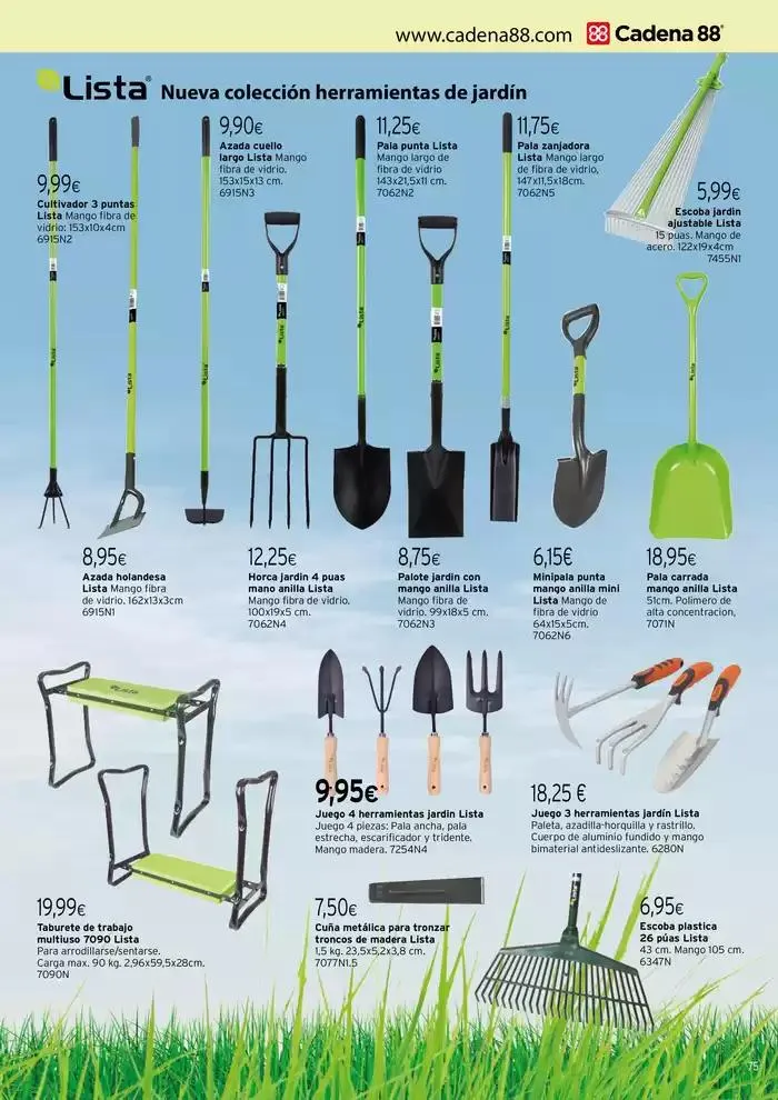 Catálogo de Transforma tu jardín y terraza 1 de enero al 31 de diciembre 2025 - Página 75