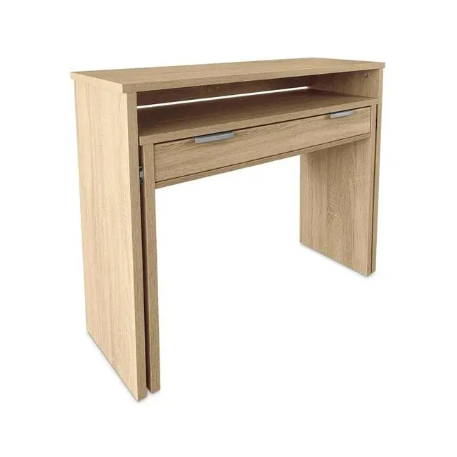 Mesa escritorio extensible Salma Cambria 87CM AL X 64CM AN X 64CM L