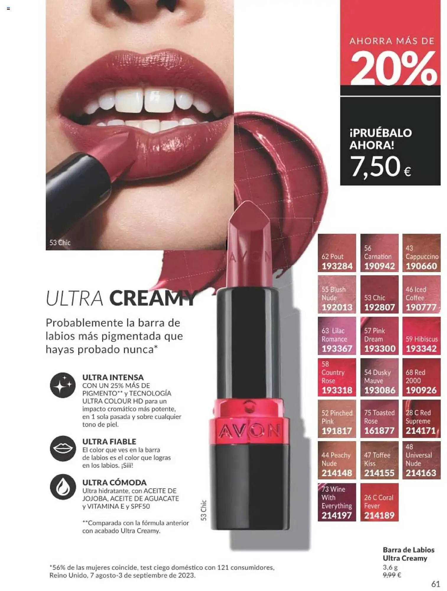 Catálogo de Folleto AVON 1 de septiembre al 30 de septiembre 2025 - Página 61