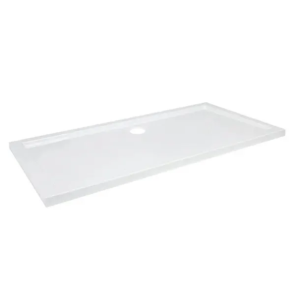 Plato ducha Adelan acrílico blanco 120x70 cm