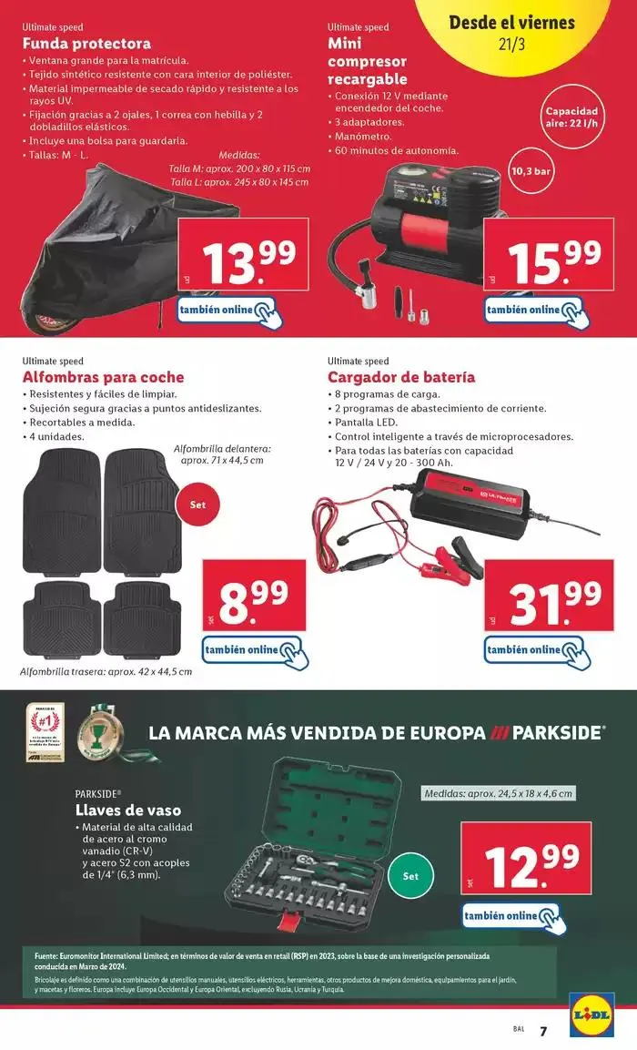 Catálogo de ¡Bazar Lidl! Ofertas válidas del 17/03 al 23/03 17 de marzo al 23 de marzo 2025 - Página 15