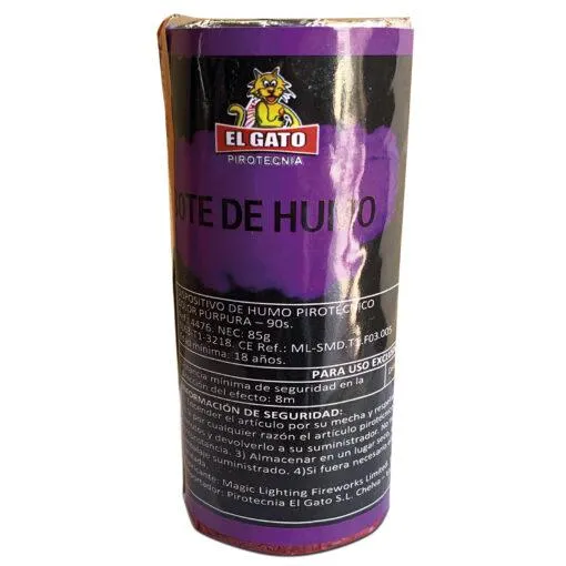 BOTE HUMO VIOLETA 90seg.