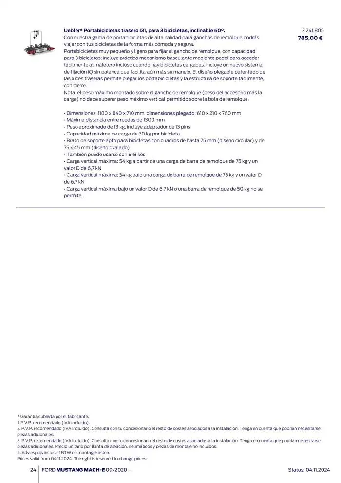 Catálogo de Ford de accesorios Ford Mustang Mach-E 13 de noviembre al 13 de noviembre 2025 - Página 24