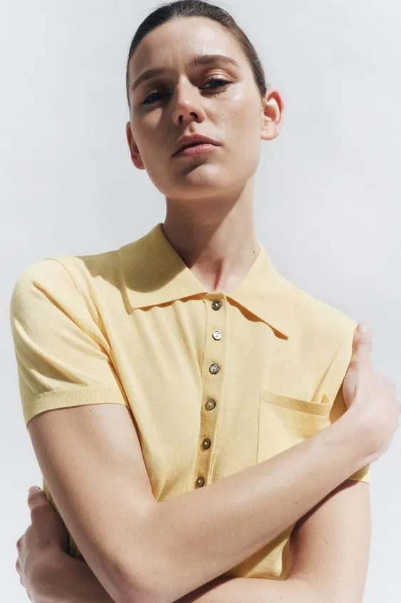 JERSEY POLO LISO PUNTO FINO