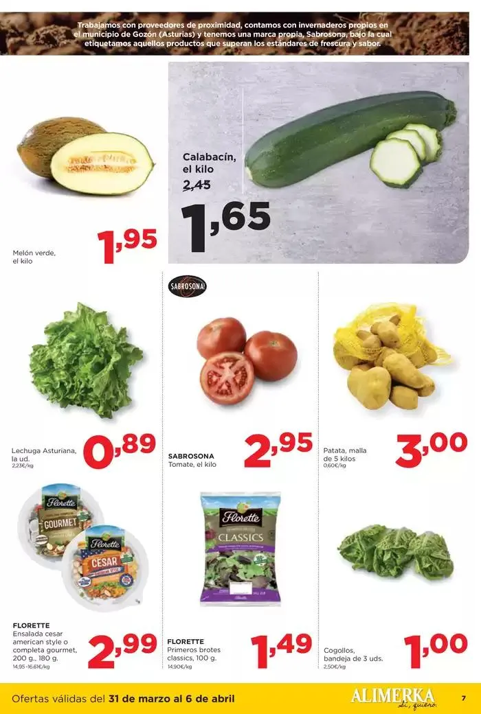 Catálogo de Catálogo Alimerka 31 de marzo al 6 de abril 2025 - Página 7