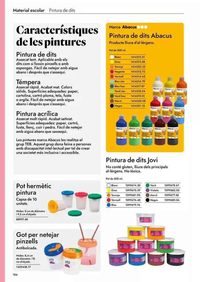 Catálogo de Catàleg Escolar 2025-2026 6 de mayo al 31 de diciembre 2026 - Página 106