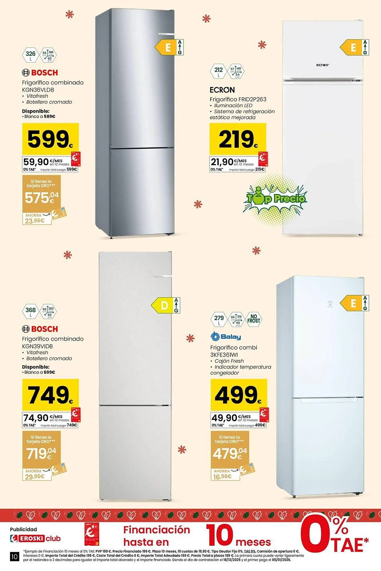 Catálogo de Folleto Eroski 18 de diciembre al 6 de enero 2026 - Página 10