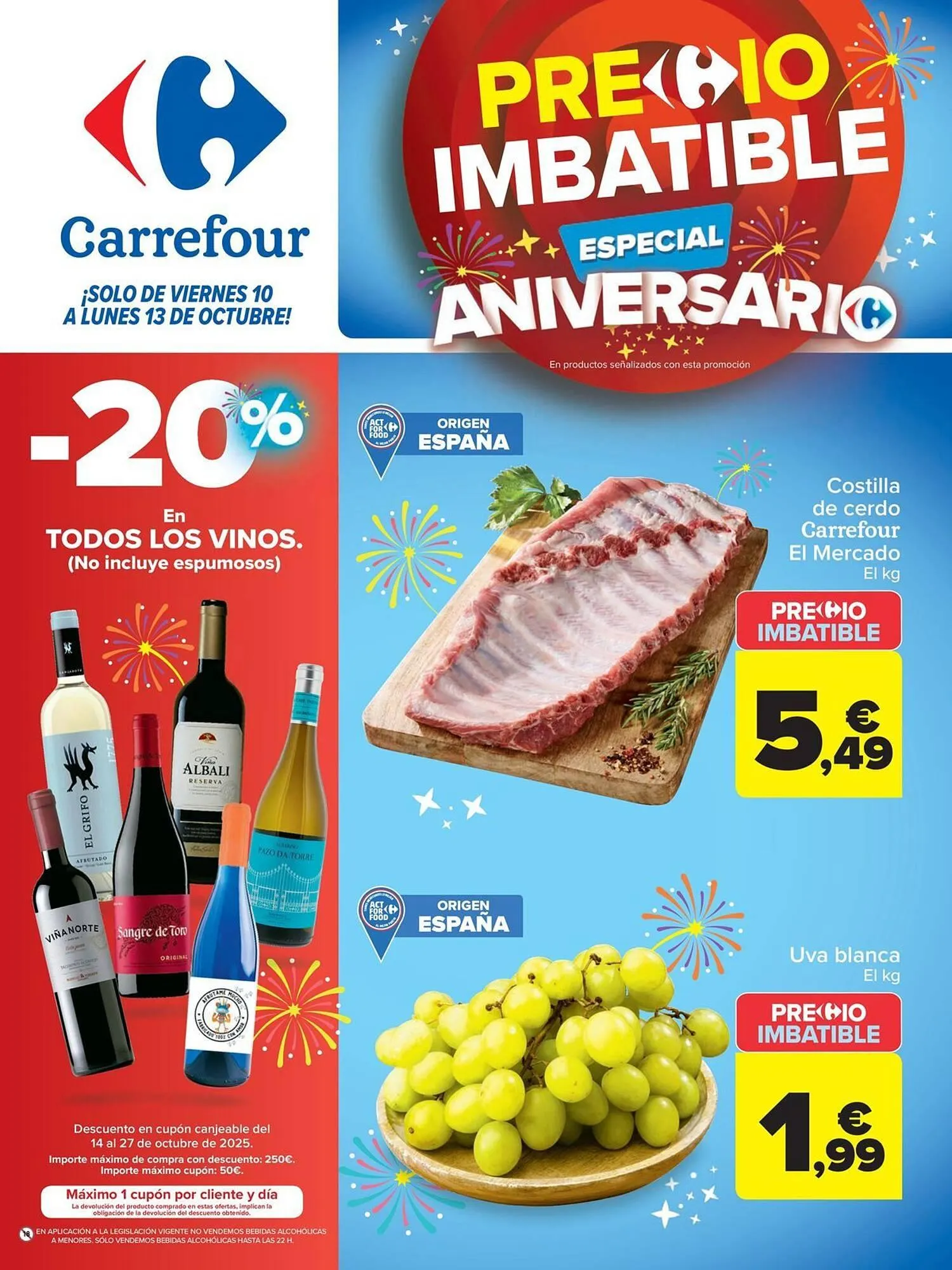 Catálogo de Folleto Carrefour 10 de octubre al 13 de octubre 2025 - Página 1