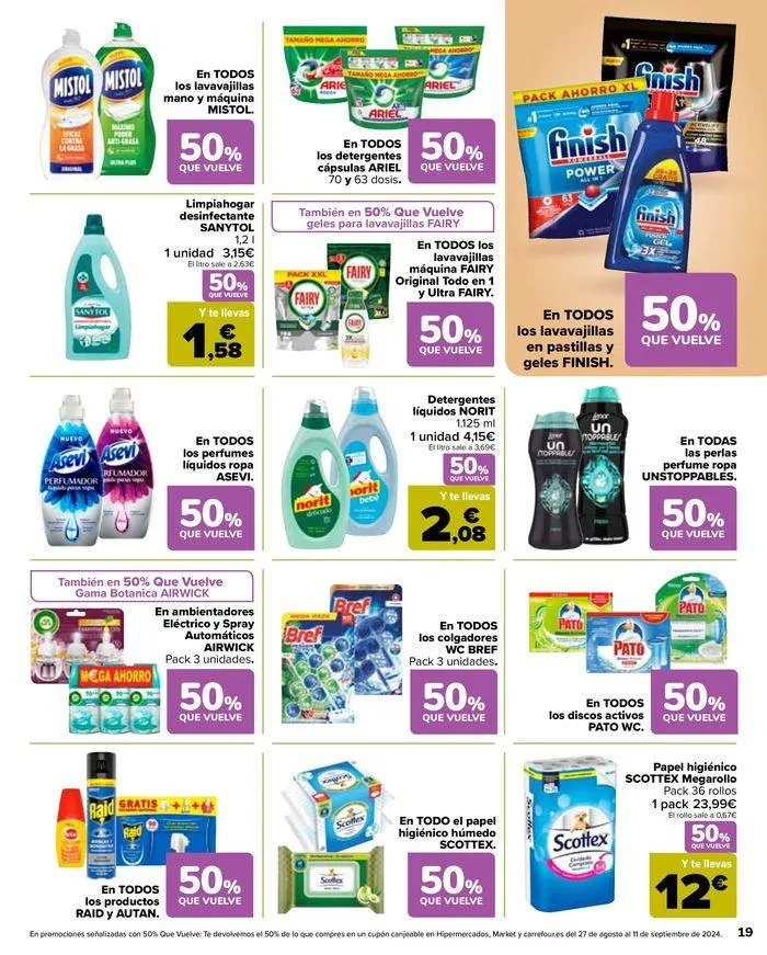 Catálogo de 50% que vuelve  9 de agosto al 26 de agosto 2024 - Página 19