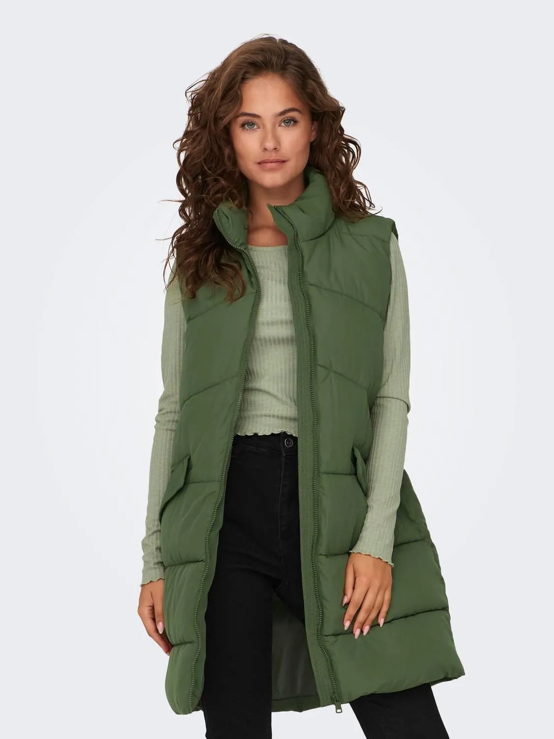 Chalecos de abrigo Cuello en V