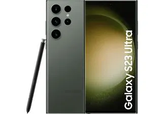 Móvil - Samsung Galaxy S23 Ultra 5G, Botanic Green, 512GB, 12GB RAM, 6.8" QHD+, Qualcomm Snapdragon 8, Gen 2 Octa-Core, 5000mAh, Android 13