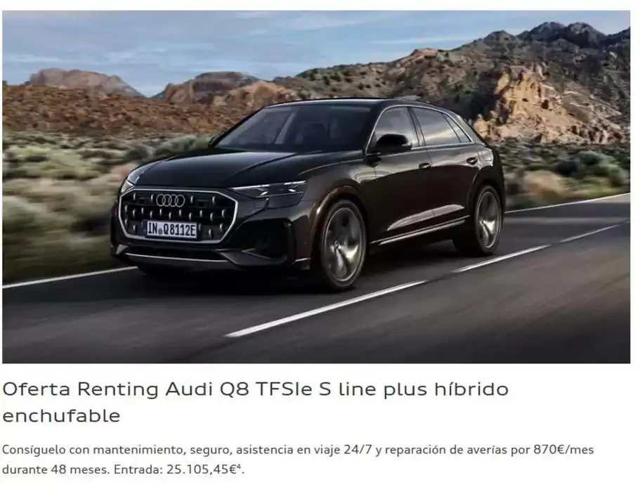 Catálogo de Promociones Audi TFSIe híbrido enchufable 8 de mayo al 31 de mayo 2025 - Página 4