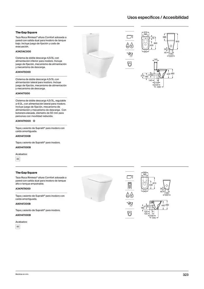 Catálogo de Colecciones de Baño, Muebles y Accesorios 9 de enero al 31 de diciembre 2025 - Página 325