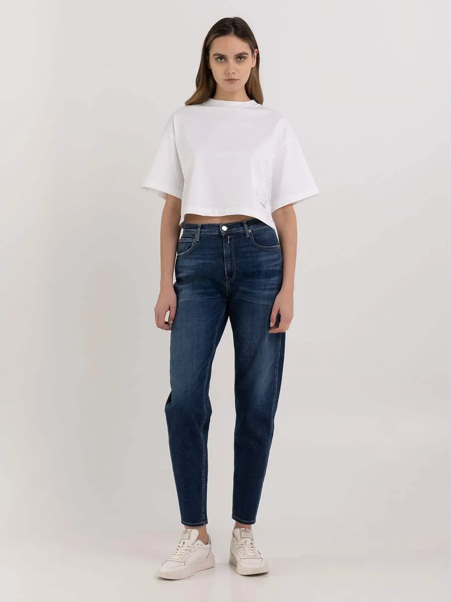 Vaqueros de corte globo Keida