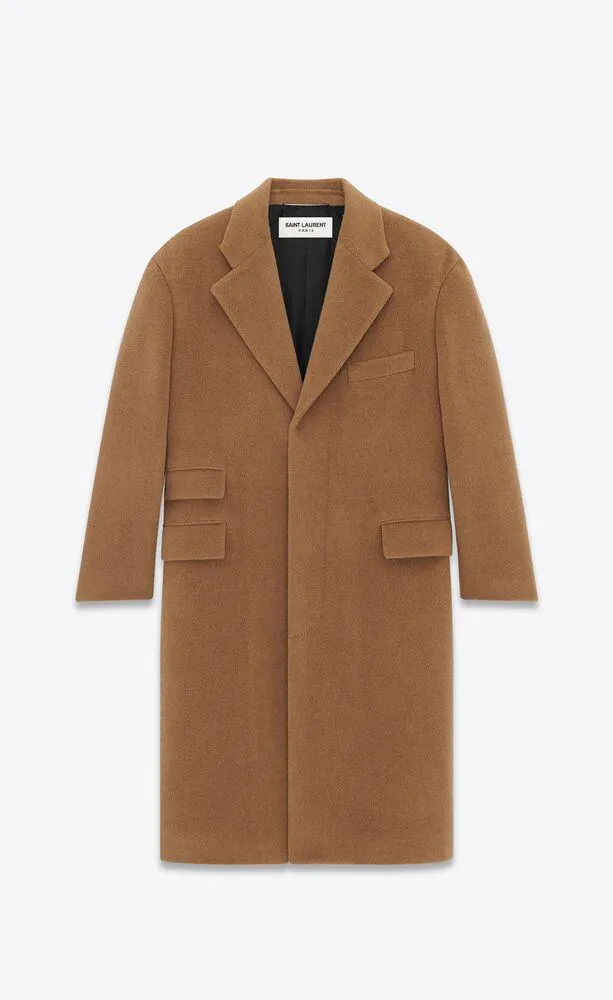 abrigo oversize de lana