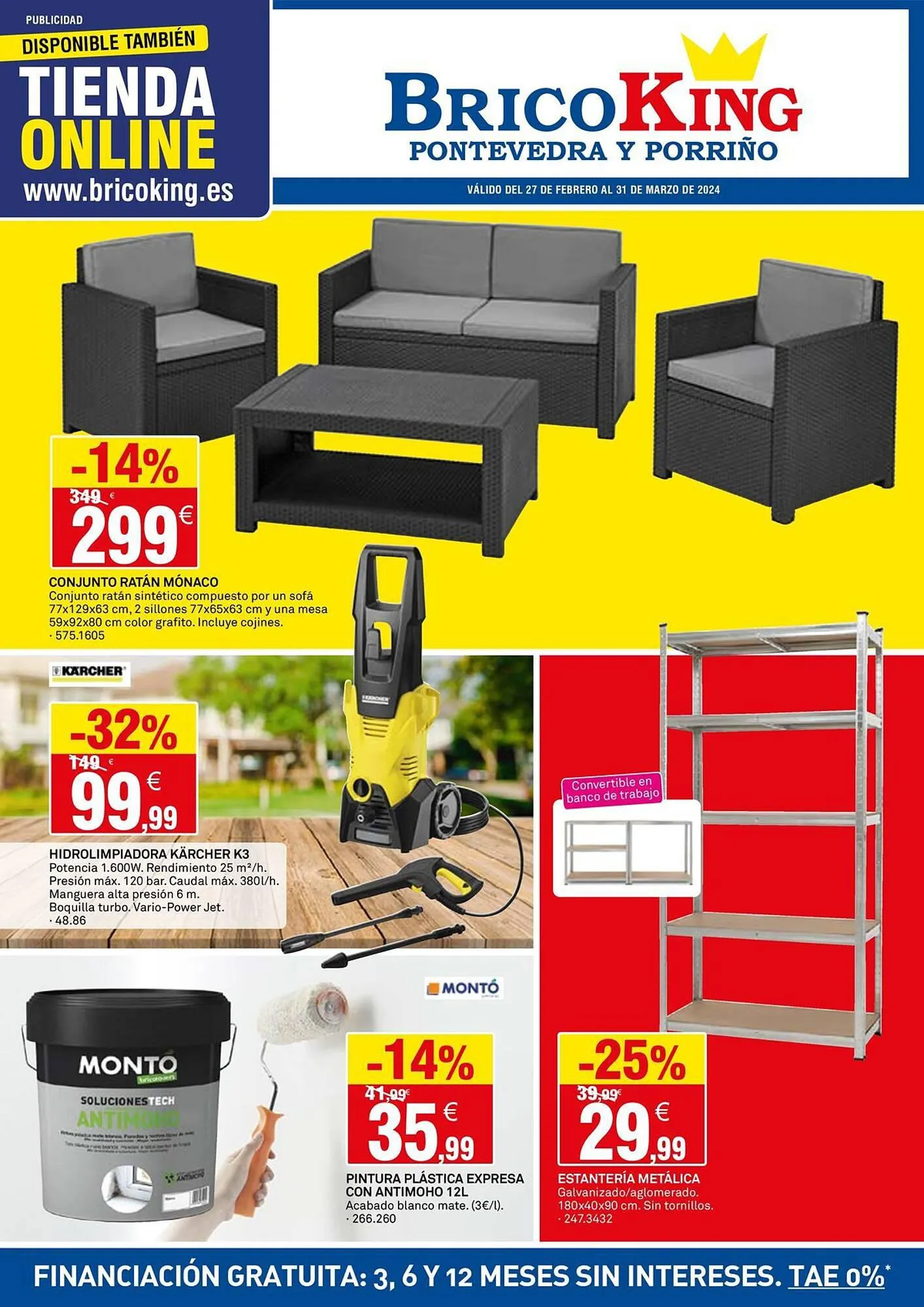Catálogo de Folleto Bricoking 27 de febrero al 31 de marzo 2024 - Página