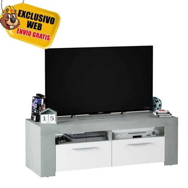 Mueble Tv 2 puertas Urban Cemento