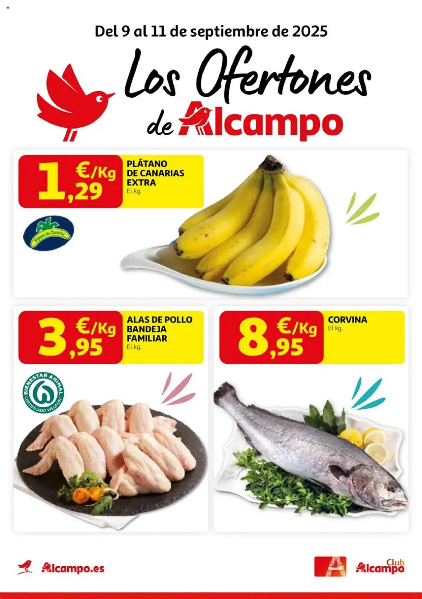 Catálogo de Folleto Alcampo 9 de septiembre al 11 de septiembre 2025 - Página 1