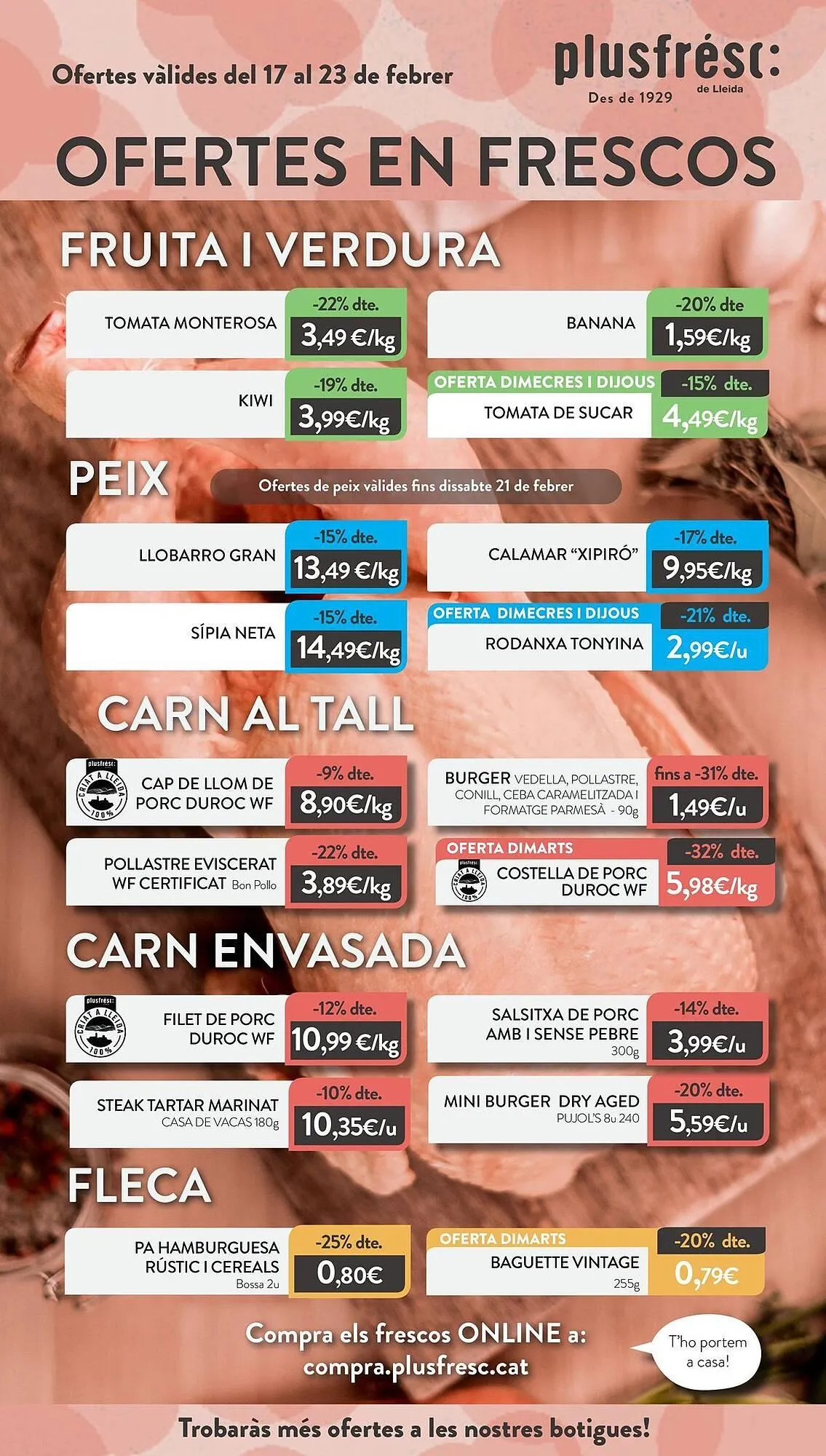 Catálogo de Folleto Plusfresc 17 de febrero al 23 de febrero 2026 - Página 1