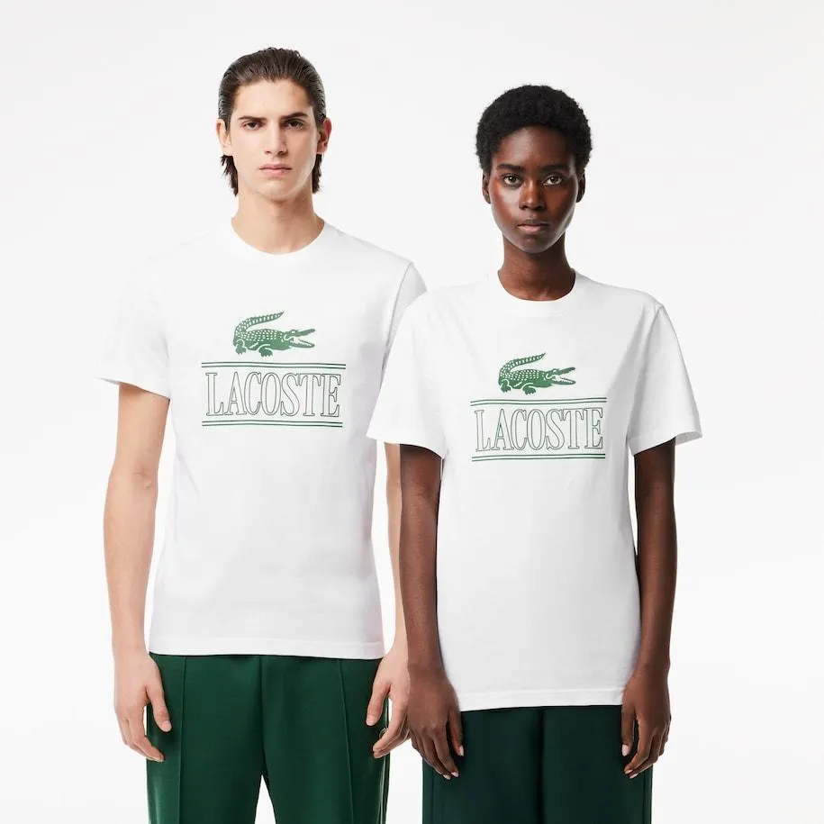 Camiseta regular fit de punto de algodón grueso