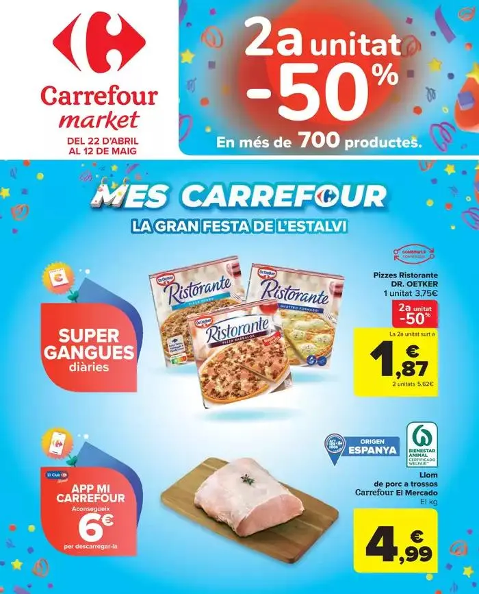 Catálogo de 2a unitat -50% en més de 700productos 22 de abril al 12 de mayo 2025 - Página 1