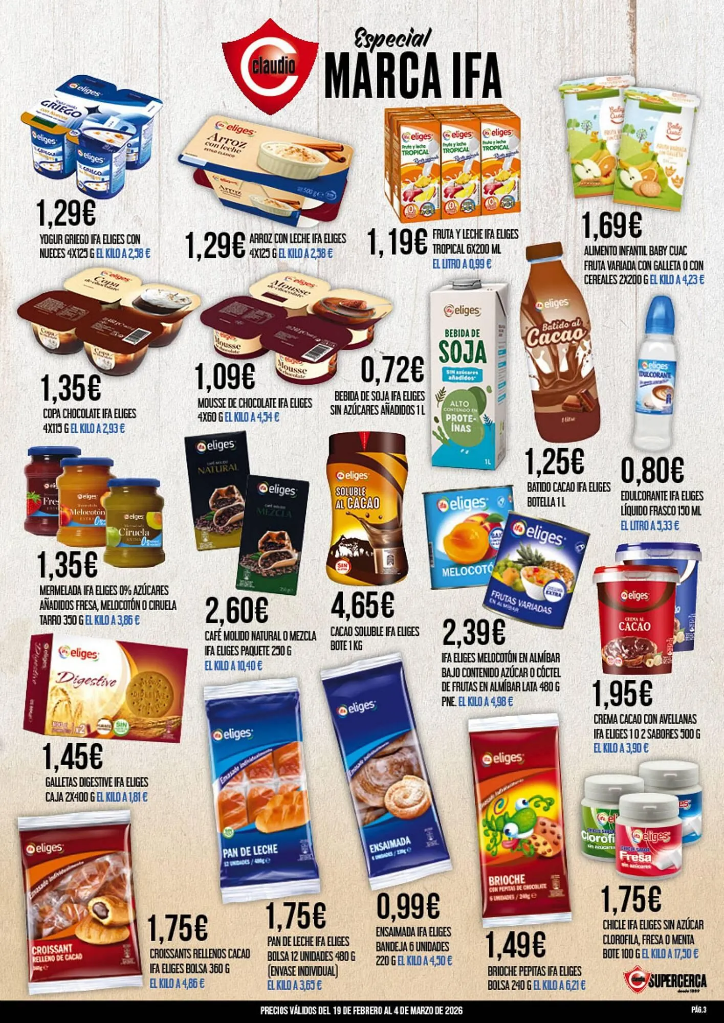 Catálogo de Folleto Claudio 19 de febrero al 4 de marzo 2026 - Página 3