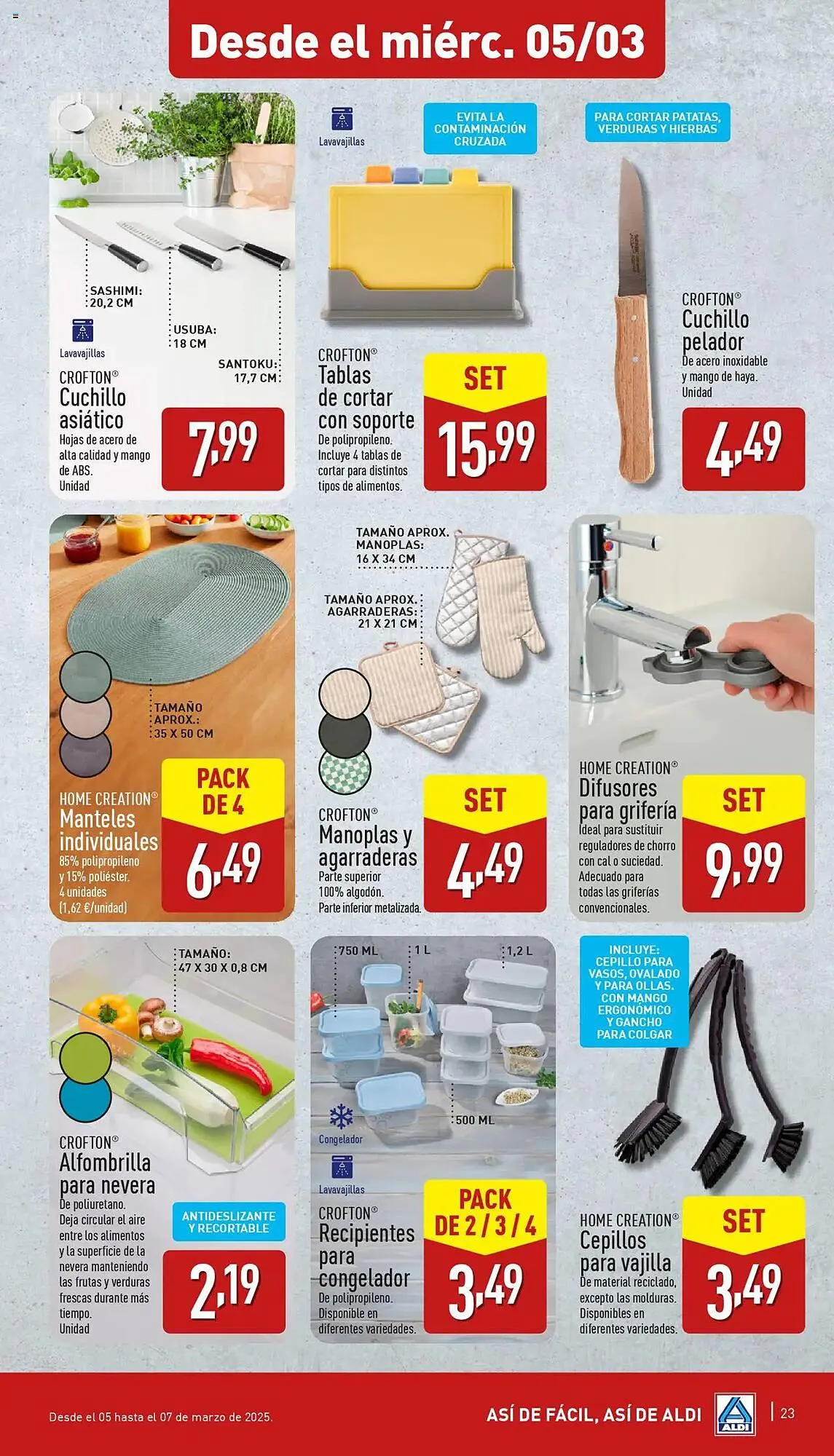 Catálogo de Folleto ALDI 5 de marzo al 11 de marzo 2025 - Página 23