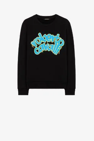 Sudadera de algodón con logotipo