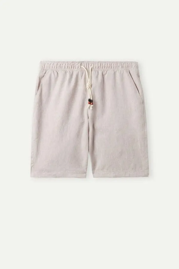 Linen and Cotton Shorts