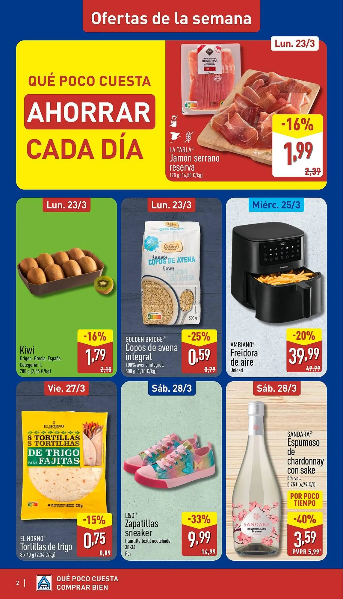 Catálogo de Folleto ALDI 23 de marzo al 29 de marzo 2026 - Página 2