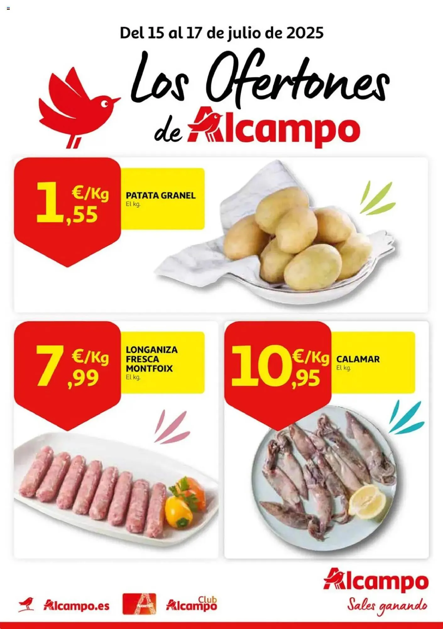 Catálogo de Folleto Alcampo 15 de julio al 17 de julio 2025 - Página 1
