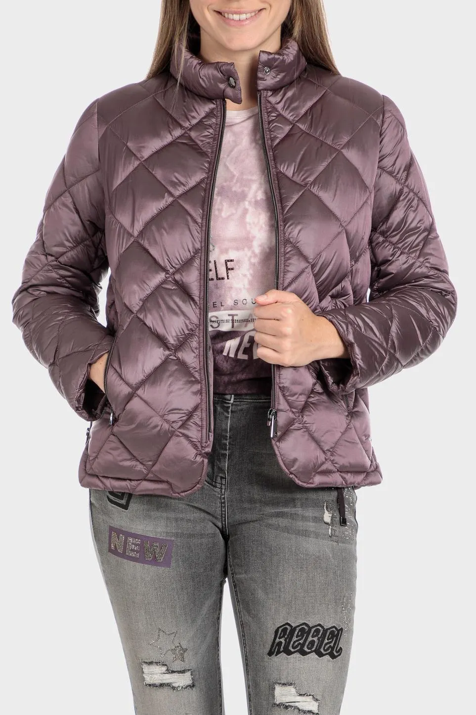 Parka courte matelassée
