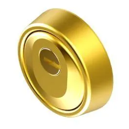 Escudo cilindro alta seguridad ø 65x24/17mm acero macizo carbonitrurado bicapa o