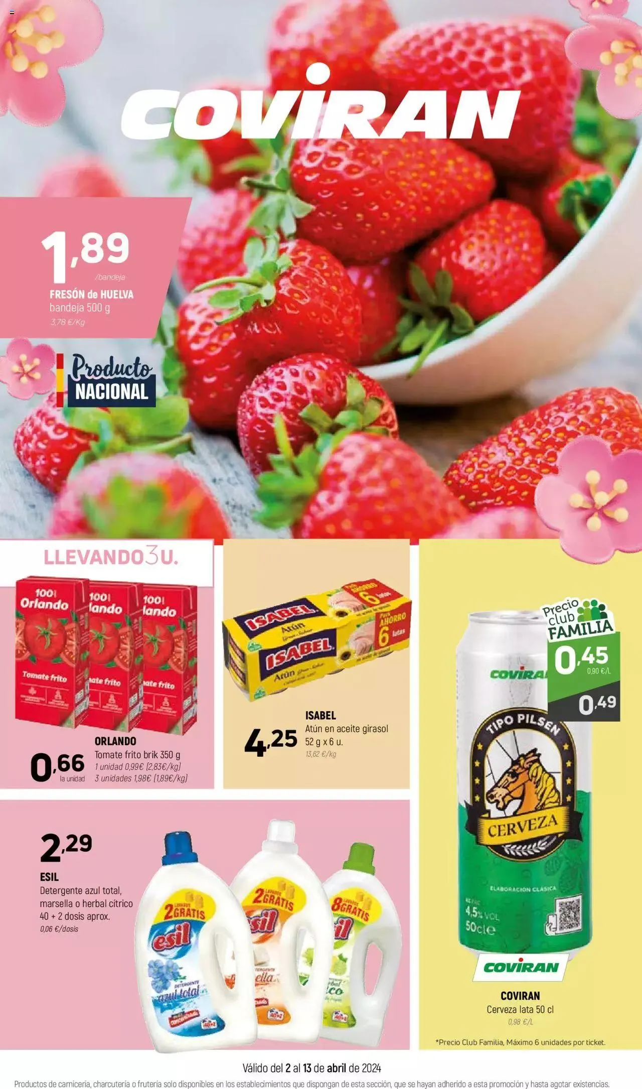 Catálogo de Coviran ofertas 2 de abril al 13 de abril 2024 - Página 1