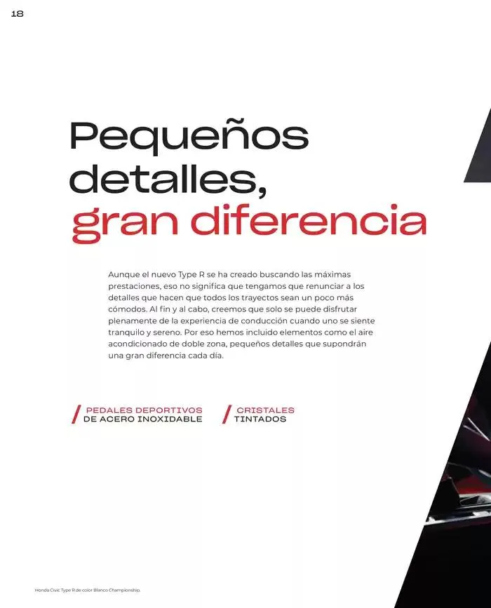 Catálogo de Honda Civic-Type R 30 de agosto al 30 de junio 2025 - Página 18