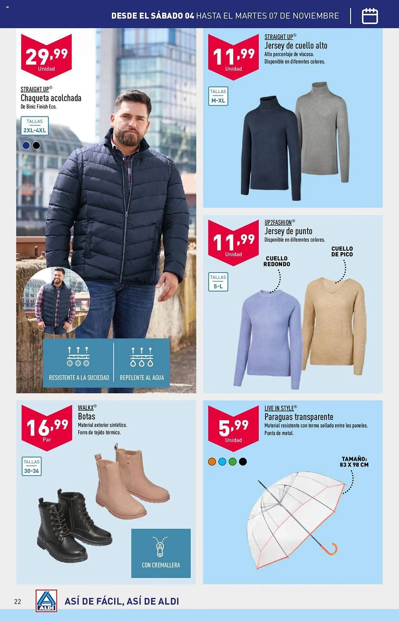 Catálogo de Folleto ALDI 31 de octubre al 7 de noviembre 2023 - Página 22