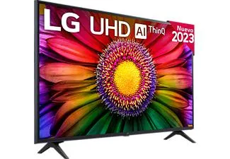 TV LED 43" - LG 43UR80006LJ, UHD 4K, Inteligente α5 4K Gen6, Smart TV, DVB-T2 (H.265), Azul ceniza