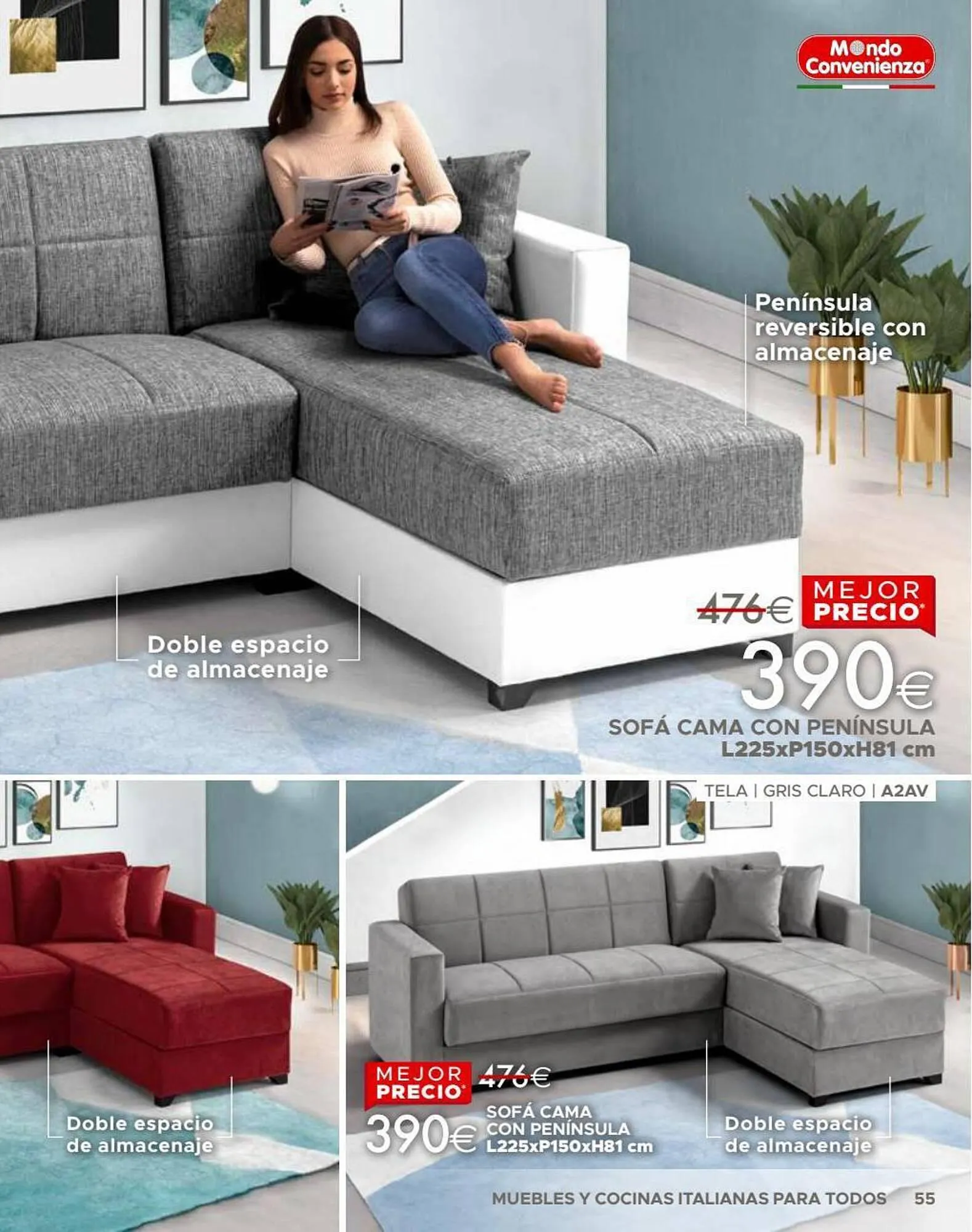 Catálogo de Folleto Mondo Convenienza 1 de junio al 31 de diciembre 2023 - Página 57