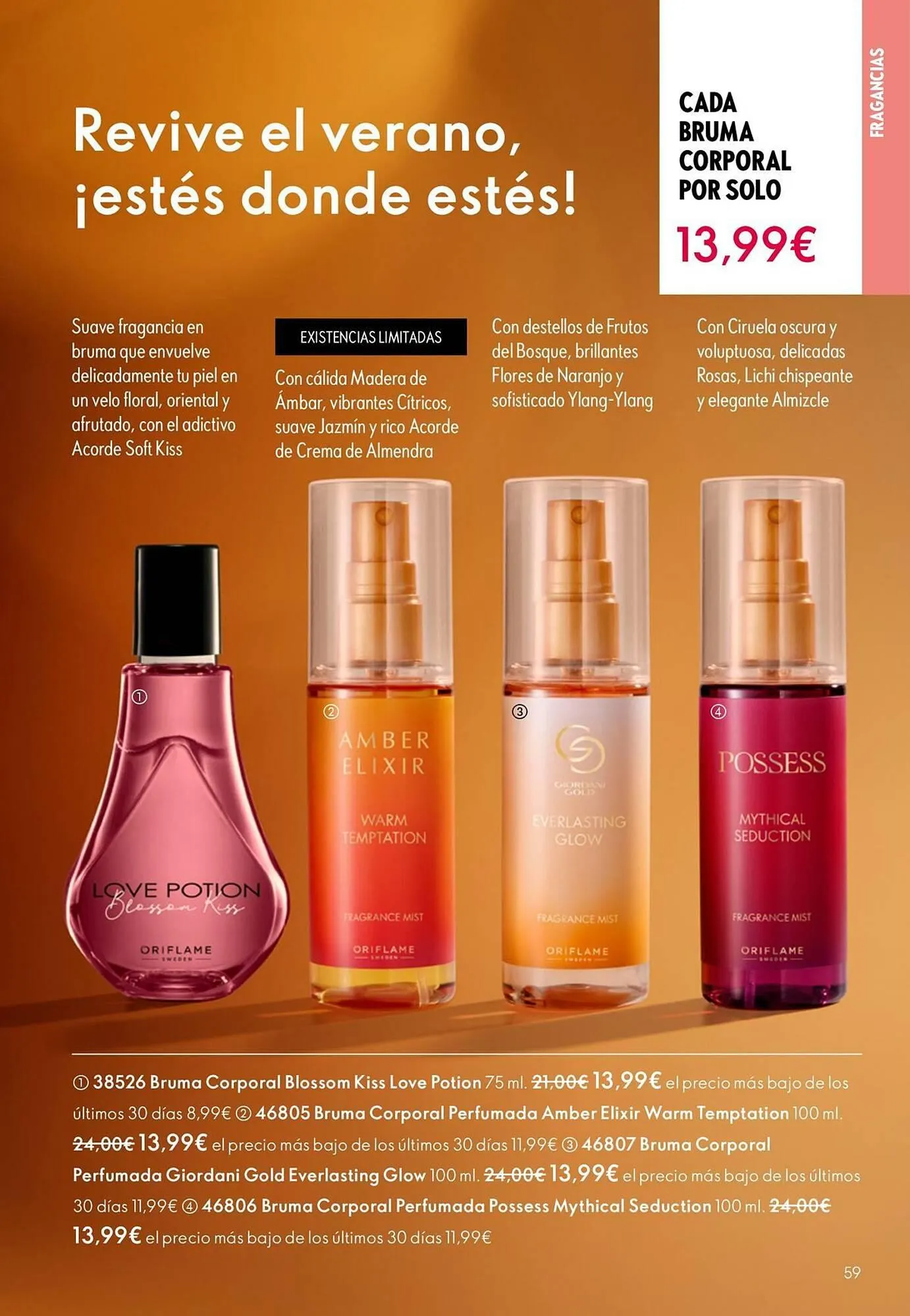 Catálogo de Catálogo Oriflame 19 de noviembre al 9 de diciembre 2025 - Página 59