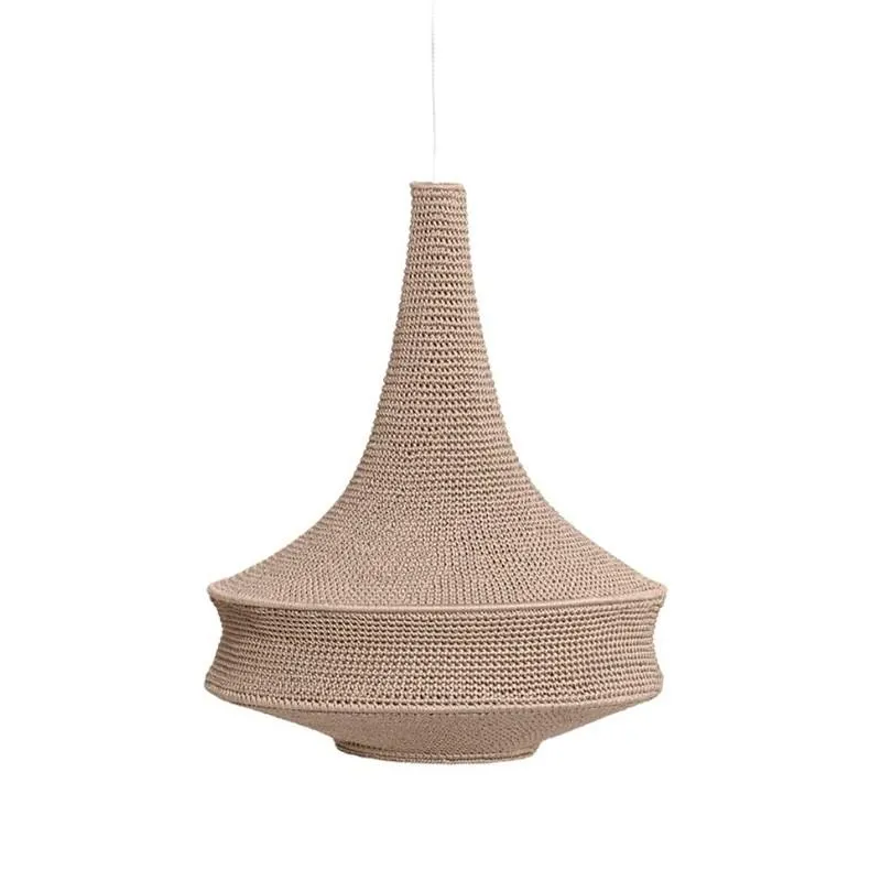 Joosh crochet lamp Ø30cm, taupe