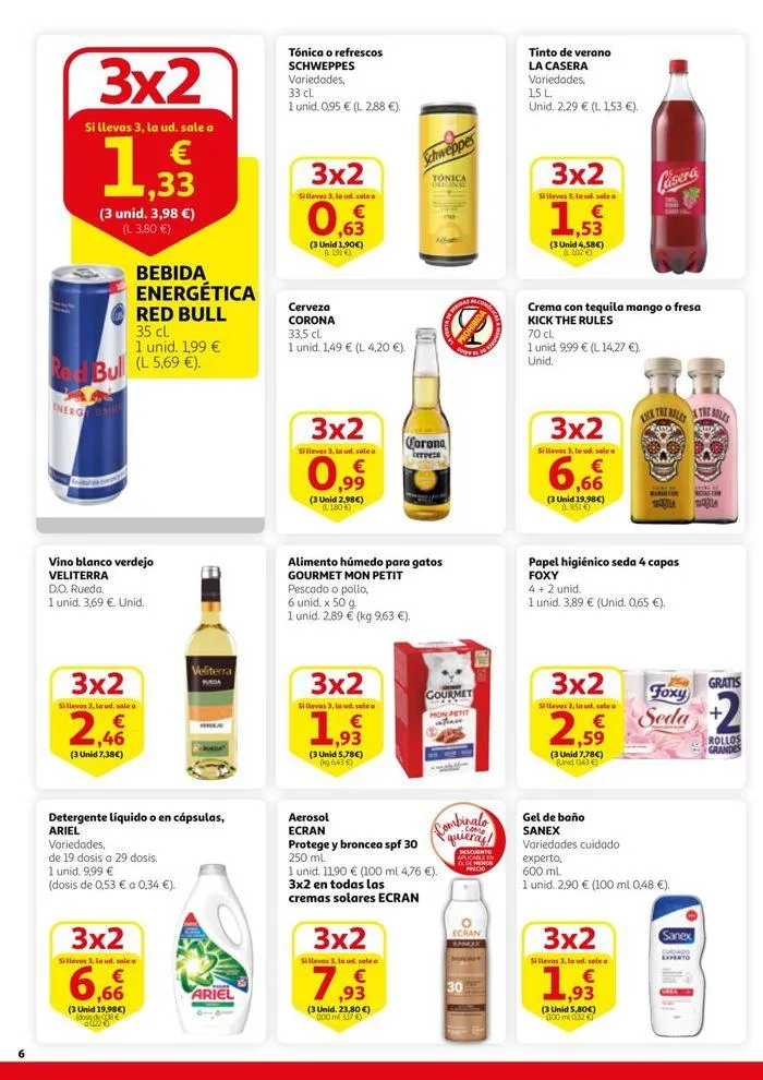 Catálogo de 3x2 en una gran selección de productos. 14 de junio al 26 de junio 2024 - Página 6