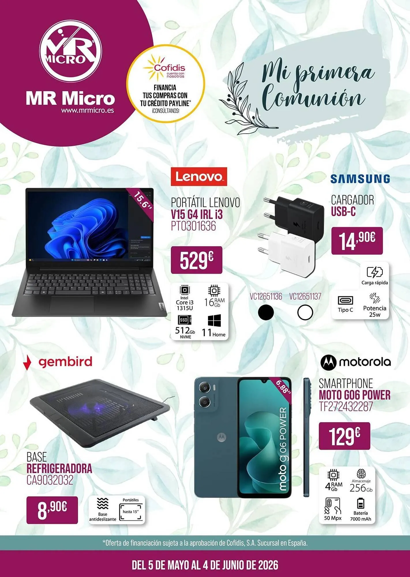 Catálogo de Folleto MR Micro 5 de mayo al 4 de junio 2026 - Página 1