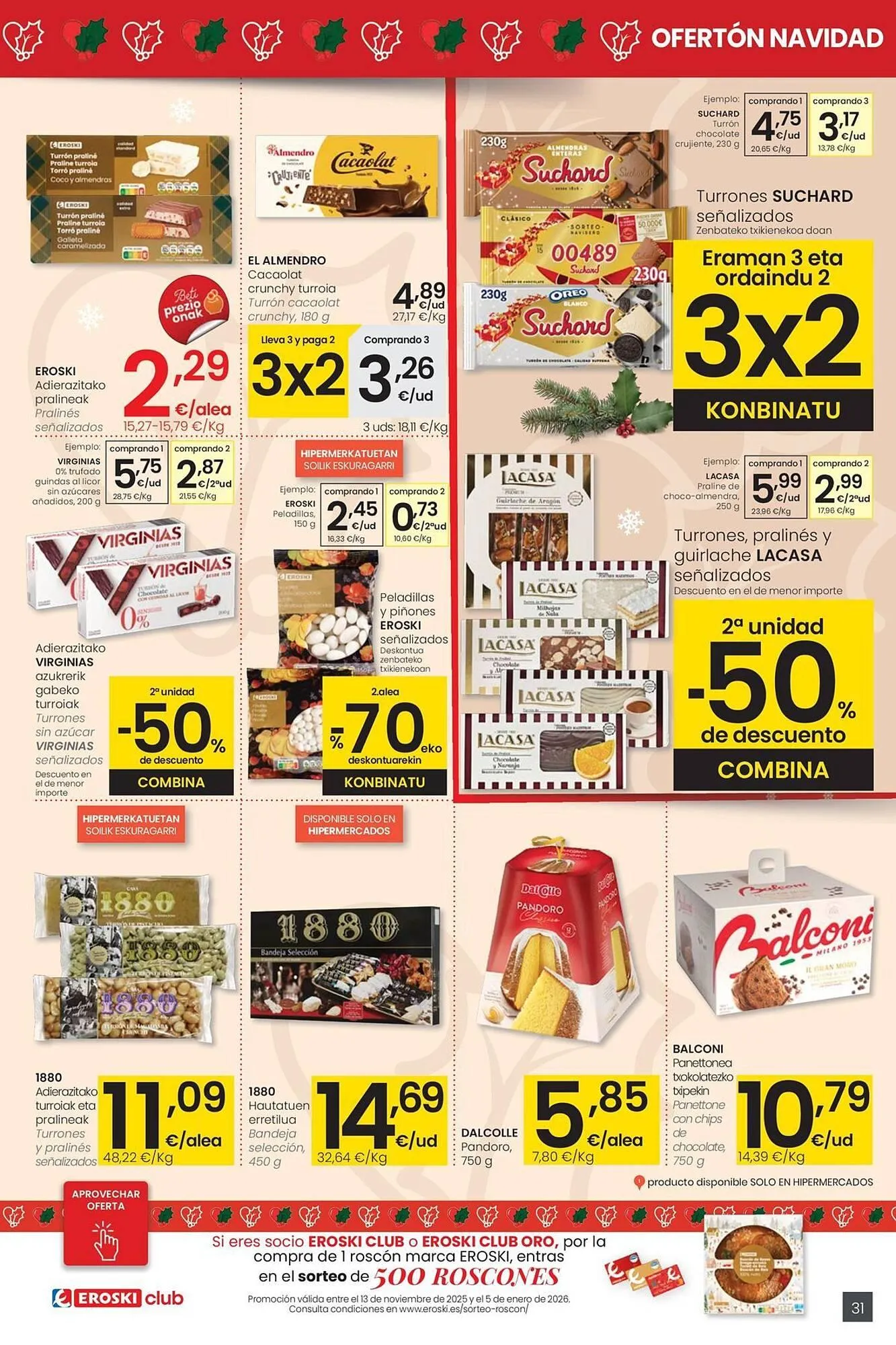 Catálogo de Folleto Eroski 18 de diciembre al 31 de diciembre 2025 - Página 31