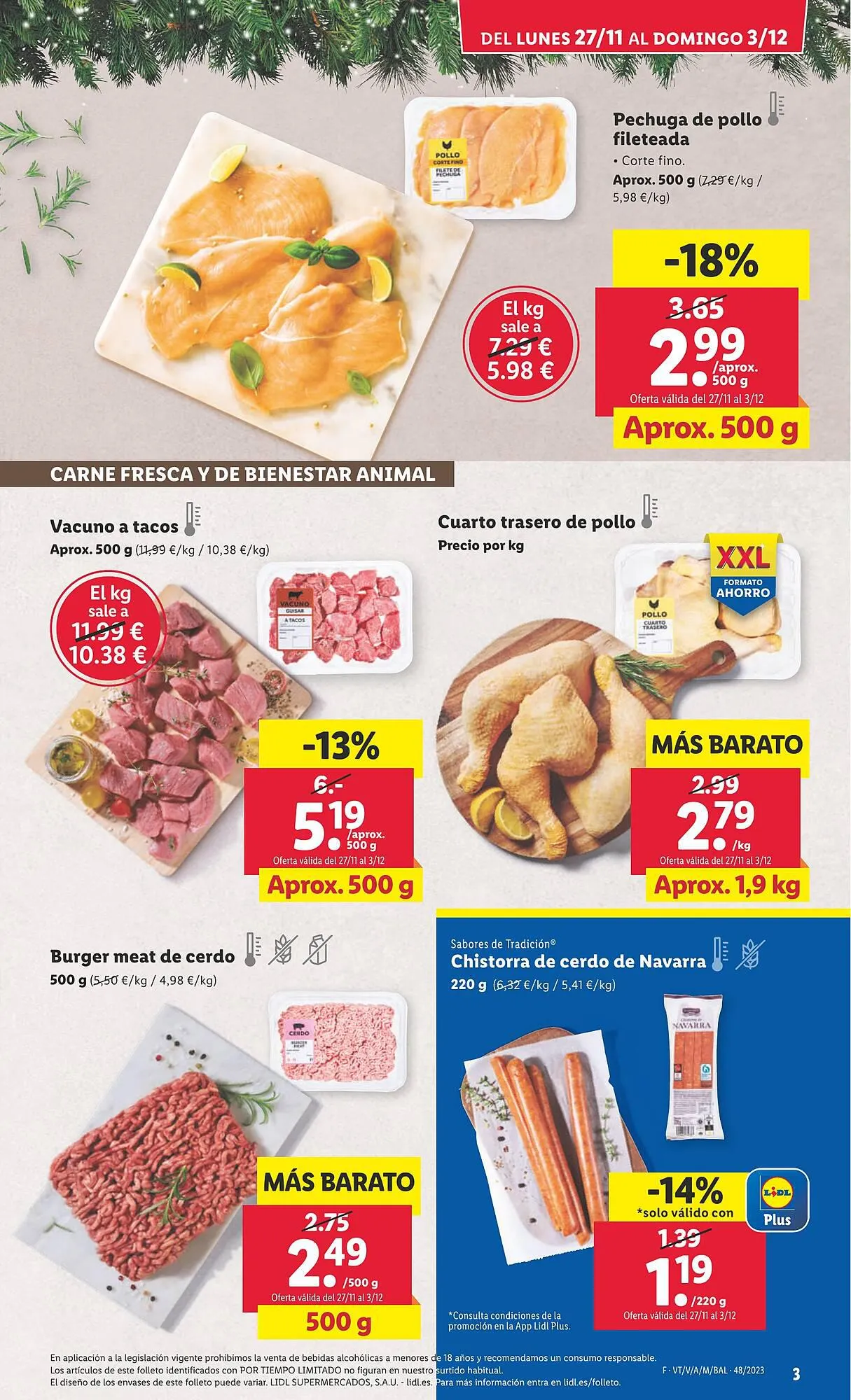 Catálogo de Folleto Lidl 27 de noviembre al 3 de diciembre 2023 - Página 3