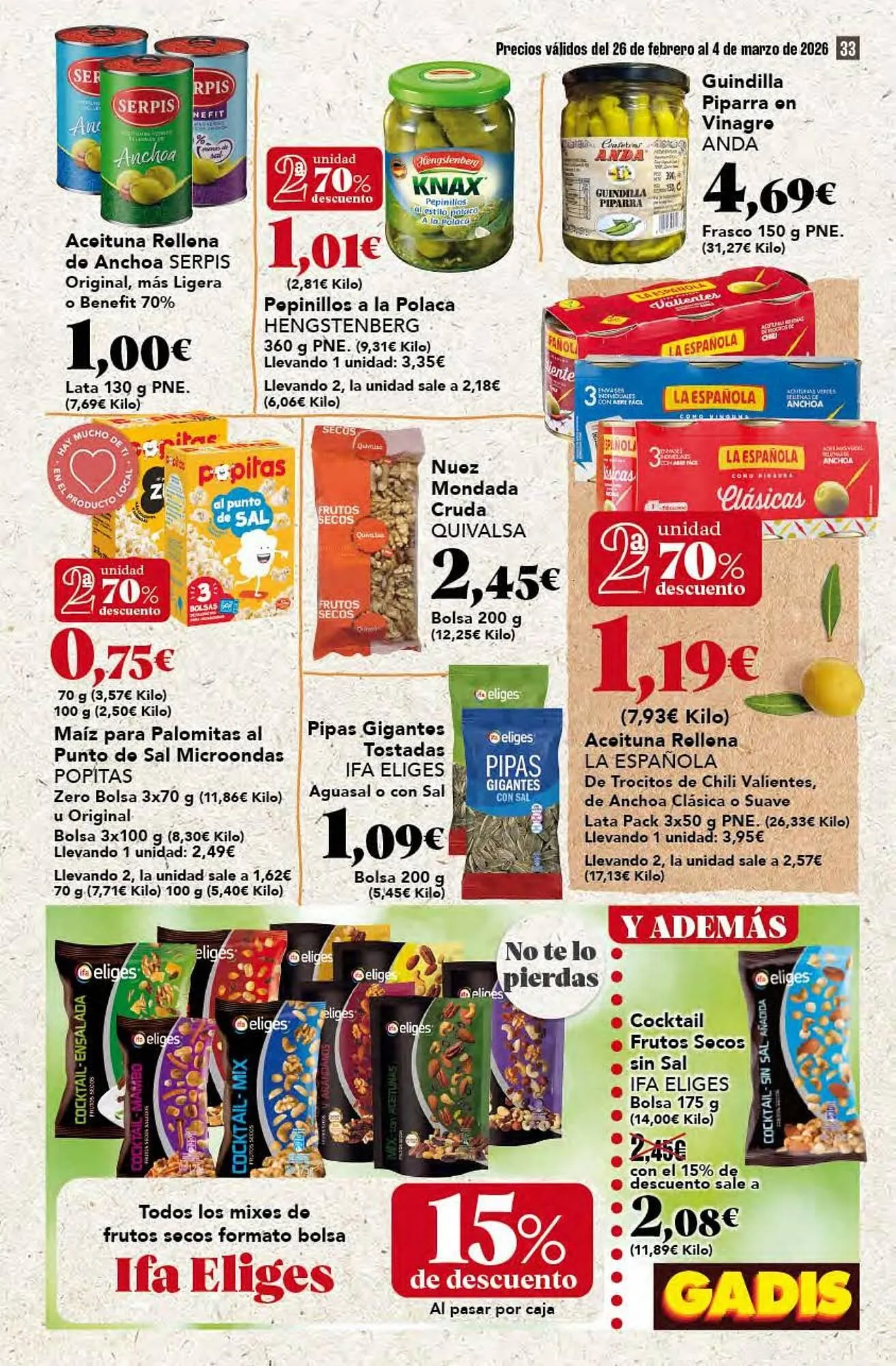 Catálogo de Folleto Gadis 26 de febrero al 4 de marzo 2026 - Página 33