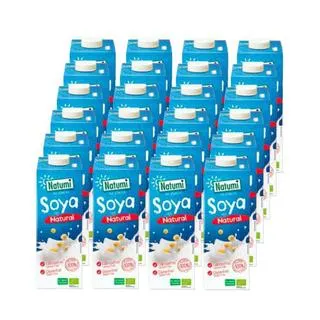 Pack 12 L Bebida de Soja bio Natumi