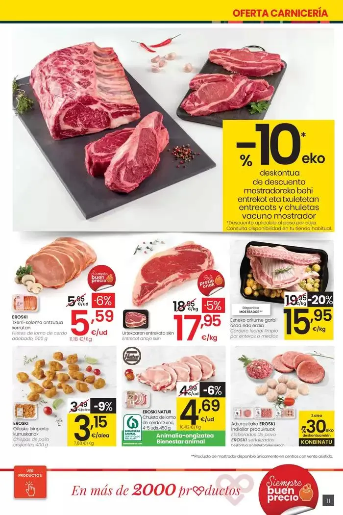 Catálogo de Prezio merkeagoa HIPERMERKATUAK EROSKI 13 de marzo al 26 de marzo 2025 - Página 11